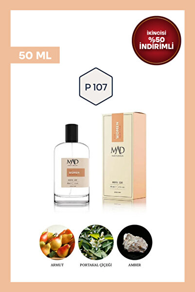 Mad Parfüm Mad P107 Selective 50 ml Kadın Parfüm | Oryantal & Fresh Notalar