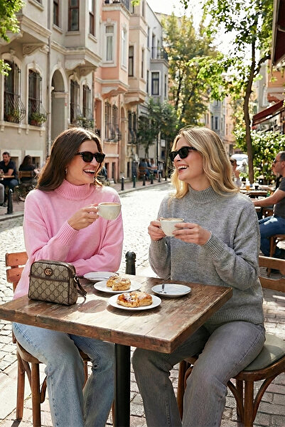 Lela Pulover tricotat cu textura moale, cu guler, cu croiala oversize, pachet...