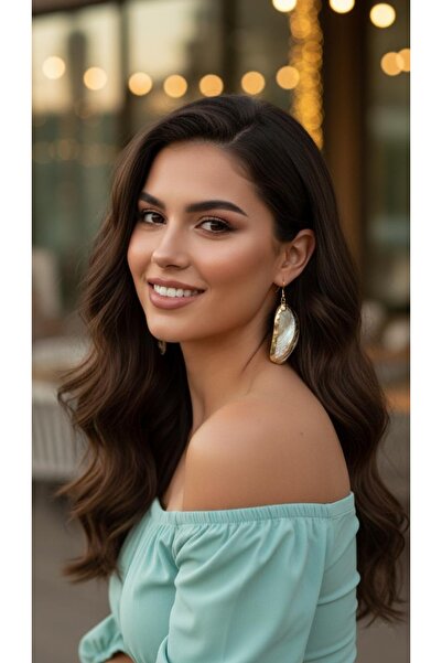 luckybaby Seashell Elegant dangling earrings made of high-quality natural she...