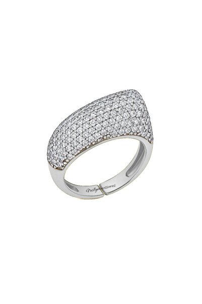 neslyaccessories Gloria Spark Ayarlanabilir Zirkon Taşlı Yüzük