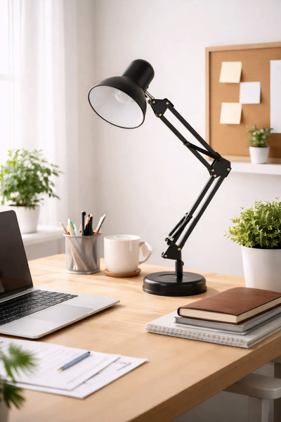 AbajurAksesuar مصباح طاولة أسود من أوتيفا