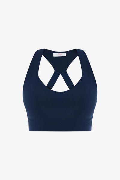 Penti Navy Blue Wonder High Support A-Line Sports Bra