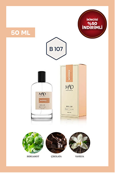 Mad Parfüm Mad B107 Selective 50 ml Kadın Parfüm | Oryantal & Çiçeksi Notalar