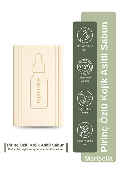 Mariselia Kojik Asitli Pirinç Özlü Aydınlatıcı Sabun