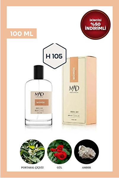 Mad Parfüm Mad H105 Selective 100 ml Kadın Parfüm | Oryantal & Çiçeksi Notalar