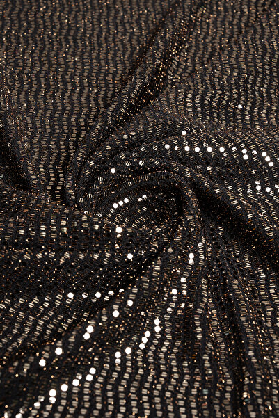 Kumaş Deposu Țesătură pentru rochie de seară Doremi din material subțire cu f...