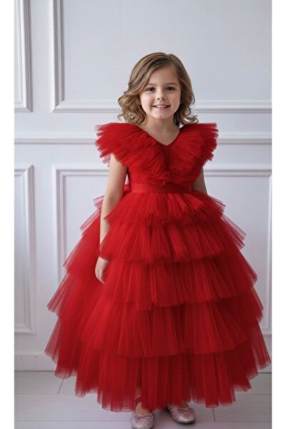 Asel Kids ROCHIE DE TUL DE PETRECERE DE DESIGN FETĂ