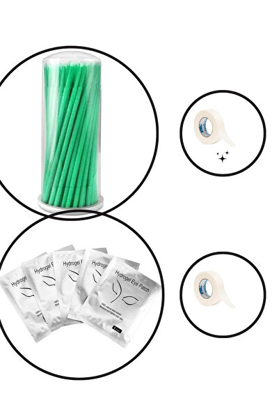 Royal Beauty Pachet extensii gene –banda adeziva Micropore & Accesorii Lash Tech