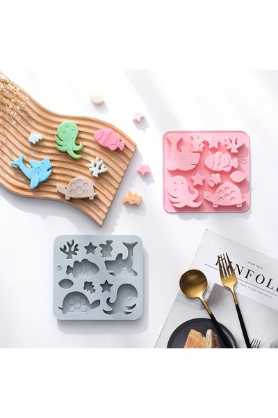 Siliko World Silicone Cake, Pastry, Jelly, Chocolate, Soap and Candle Mold Si...