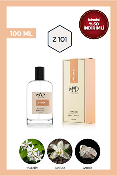 Mad Parfüm Mad Z101 Selective 100 ml Kadın Parfüm | Oryantal & Fresh Notalar