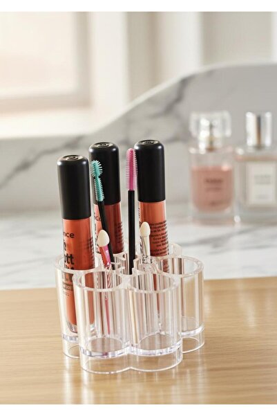 Okyanus Home Daisy Colored Makeup Organizer