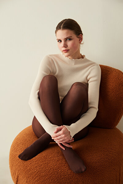 Penti Micro 40 Mürdüm Külotlu Çorap-Pentilicious