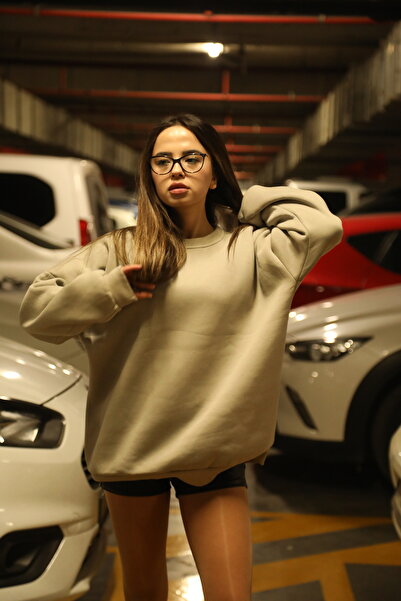 BAİA COLLECTION Hanorac GREY B guler rotund B basic