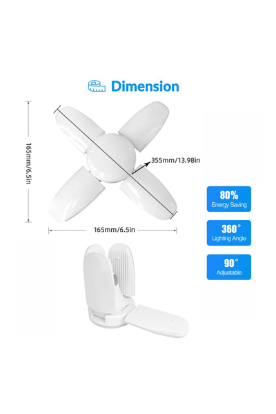 Choice مصباح LED أبيض 220 فولت، 100 مصباح LED، قاعدة E27، إضاءة مروحة سقف LED...