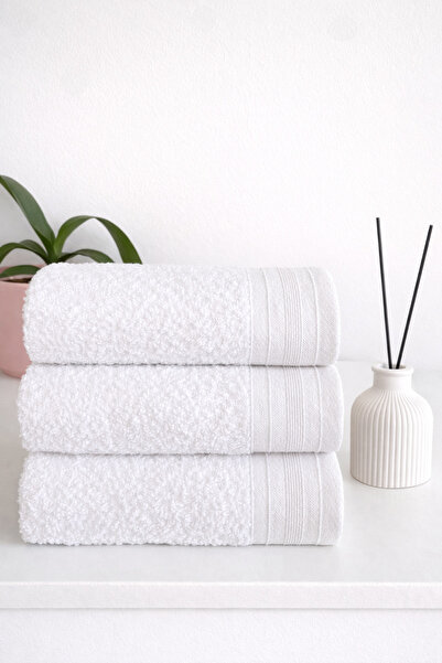 towboo مناشف يد ووجه قطنية صديقة للبيئة، 3 قطع، مقاس 50×80