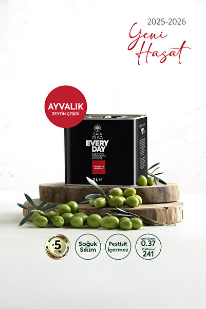 Gaia Oliva Everyday Ayvalık 2 lt Natürel Sızma Zeytinyağı