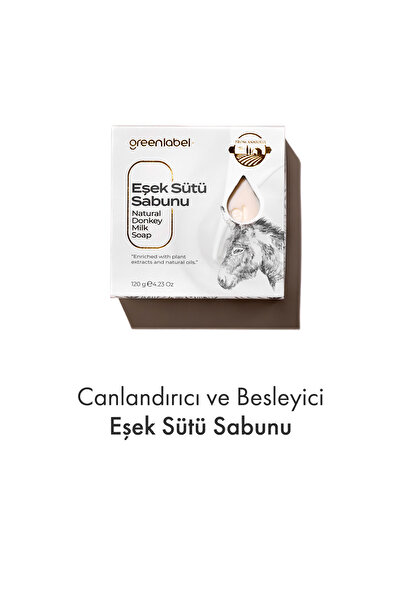 Greenlabel Eşek Sütü Sabunu Natural Canlandırıcı Ve Besleyici 120gr.