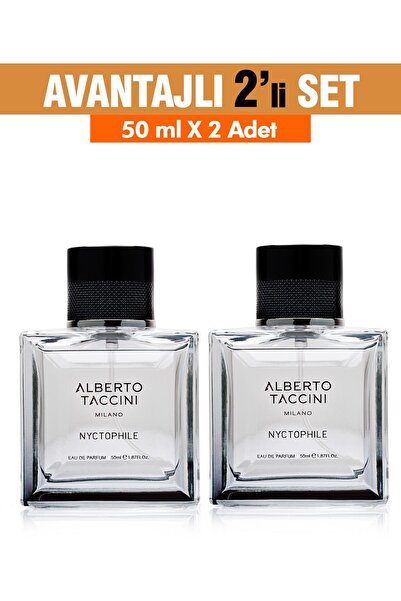 Alberto Taccini 2'Li Set Alberto Taccini Nyctophile Erkek Parfüm 50 ml