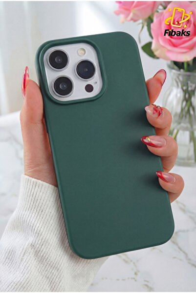 Fibaks حافظة متوافقة مع هاتف آيفون 14 برو، مخملية ملونة قابلة للمسح، غطاء إطل...