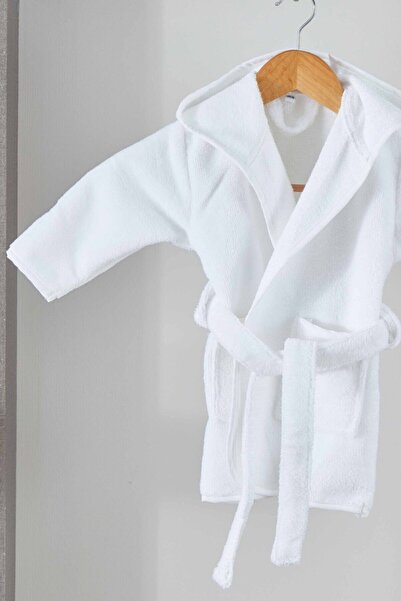 Towelist Triga Beyaz Çocuk Bornoz
