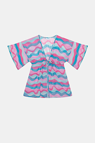 Penti Caftan multicolor ondulat tânăr