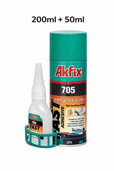 Genel Markalar 705 Süper Hızlı Yapıştırıcı - Mdf Kit 200ml+50ml