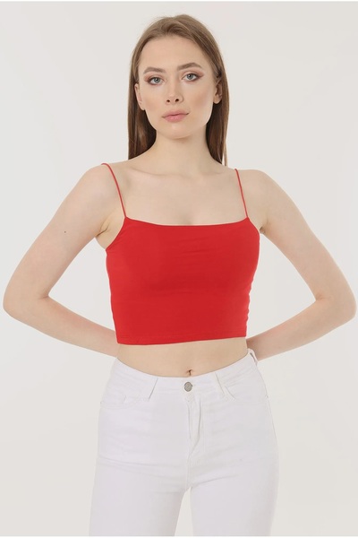 hazelin Червоний жіночий в'язаний бюстгальтер - на бретельках HZL24S-ZK12001