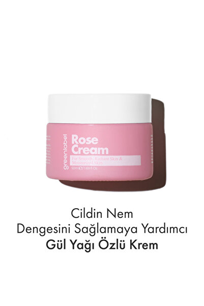 Greenlabel Gül Yağı Kremi Nemlendirici, Kırışıklık Karşıtı Ve Cilt Sıkılaştır...