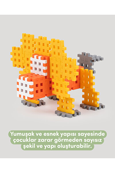 LETS BE CHILD FlexiBlocks Yumuşak Akıllı Eğitici Bloklar 60 Parça