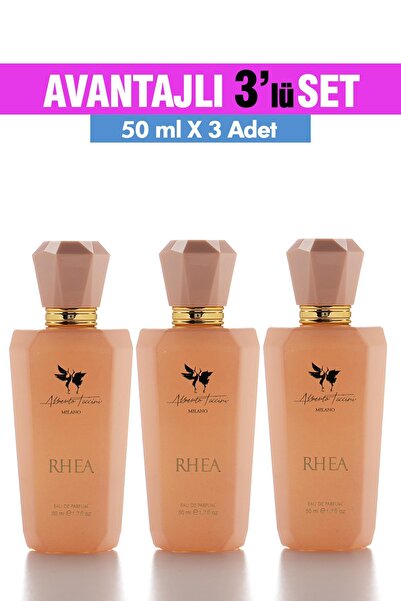 Alberto Taccini 3'Lü Set Alberto Taccini Rhea Kadın Parfümü 50 ml