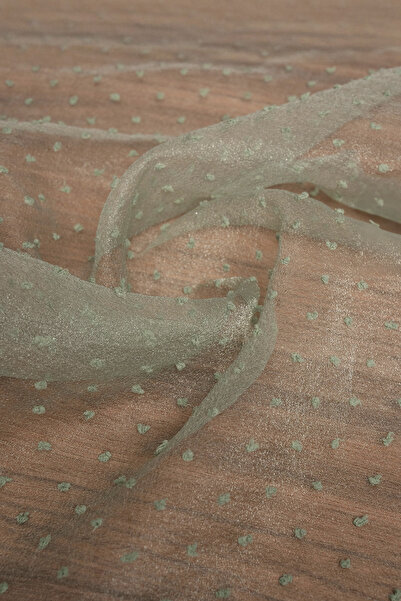 Kumaş Deposu قماش داليا أورجانزا بلون أخضر