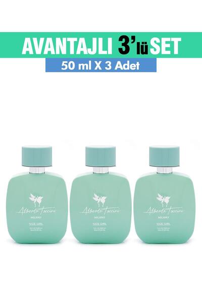 Alberto Taccini 3'Lü Set Nice Girl Kadın Parfüm 50 ml