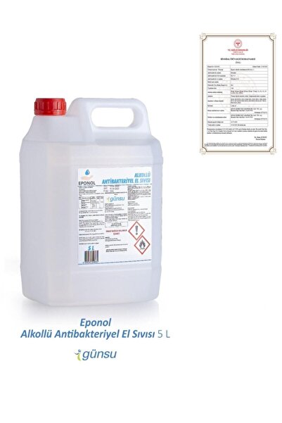 GÜNSU Eponol %70 Alkollü  El Dezenfektanı 5 lt