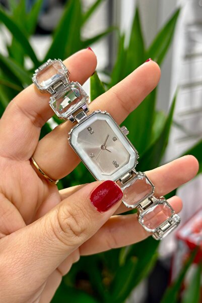 DEEPORA SEKİZGEN KESME TAŞLI KADIN SAATİ