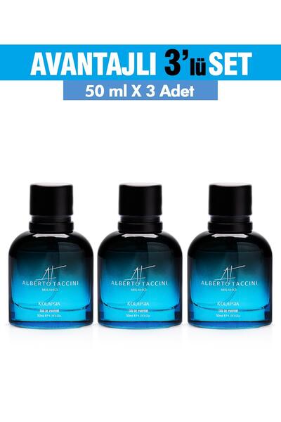 Alberto Taccini 3'Lü Set Alberto Taccini Kolapsia Erkek Parfüm 50 ml