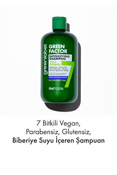 Greenlabel Green Factor 7 Bitkili Vegan Parabensiz Glutensiz Yoğun Bakım Ve B...