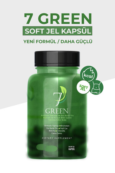 7 Green Doğal Metabolizma Desteği Sağlayan Avokado Yaprağı Ve Dul Avrat Otu Ekstratı Içeren Kapsul