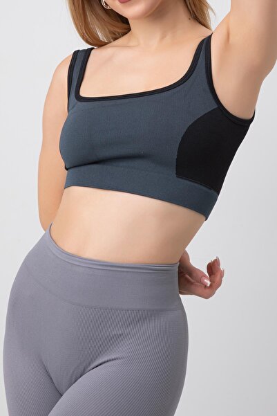 Doremi Спортивний бюстгальтер з товстими бретелями та безшовними вставками