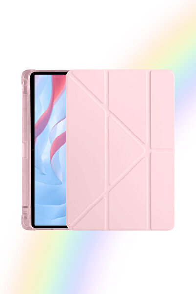 Fuchsia Galaxy Tab A9 8.7 İnç 2023 Uyumlu Fuchsia Kalem Bölmeli Akıllı Tablet...