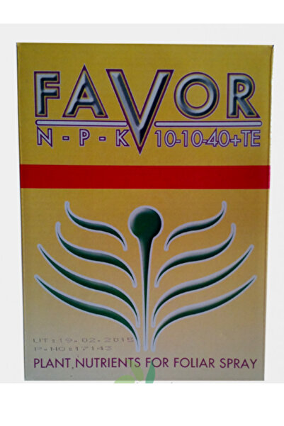 DOKTOR TARSA Favor Npk 10-10-40 Te Npk Harmanlanmış Yaprak Gübresi 1 Kg