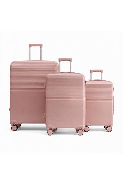 VELMORE 3 Piece Polypropylene Hard Side Luggage Set - 20", 24", 28"