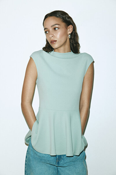 H&M Peplumlu Ponte di Roma Üst