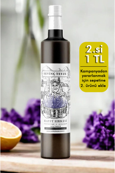 Sevinç Teyze Doğal Fermantasyon Hayıt Sirkesi, Chaste Seed Vinegar 500ml