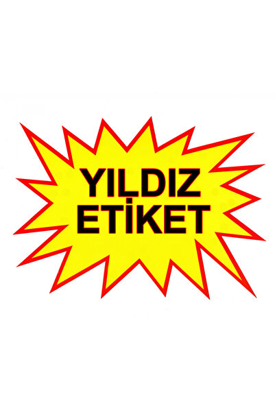 MT Market Raf Önü Yıldız İndirim Etiketi 23x34 cm.50 li Pk.