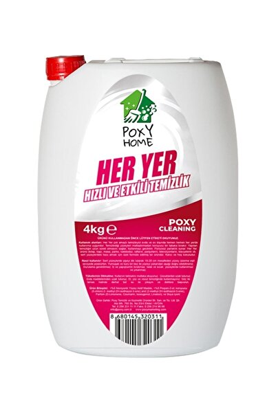 Poxy Home Her Yer 4 Lt Mobilya Tv Ünitesi Mutfak Dolabı Kapı Pencere Temizliğ...