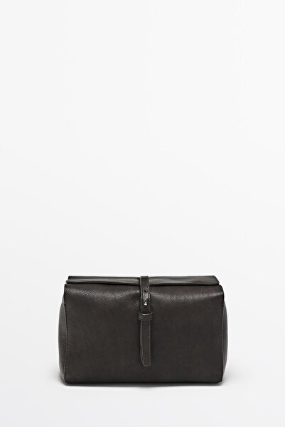 Massimo Dutti Napa deri bakım çantası