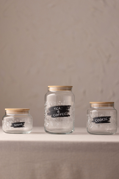 Rakle Siena Jar 3'lü Kavanoz Seti 970 cc/ 635 cc/ 430 cc