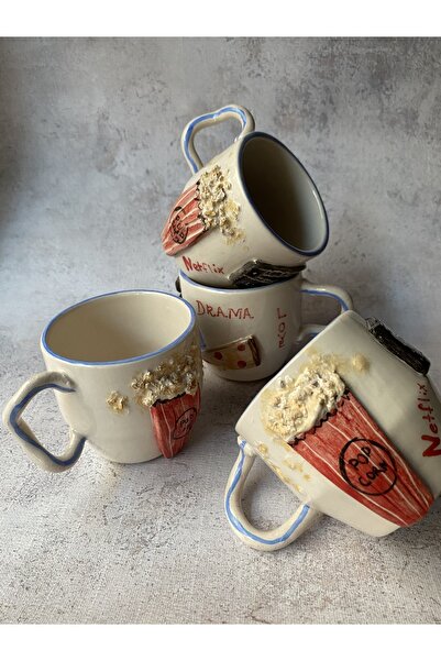 TREND Popcorn Seramik Kupa