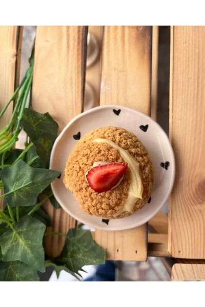 TREND Kalpli Tabak, El Yapımı Tabak, 10 Cm, 1 Adet