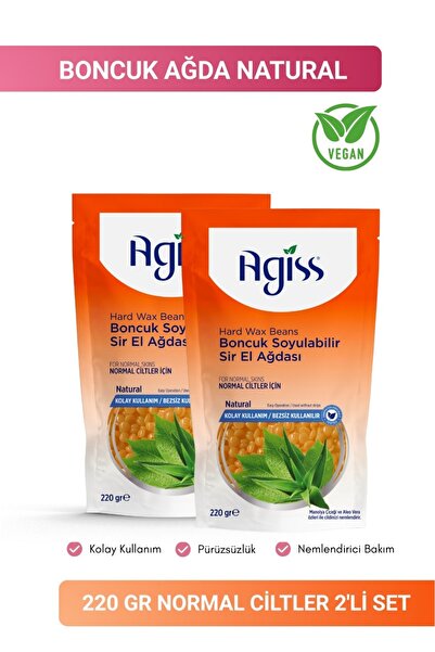 AGISS Normal Ciltler Için Boncuk Incir Sir Ağdası 2 Adet